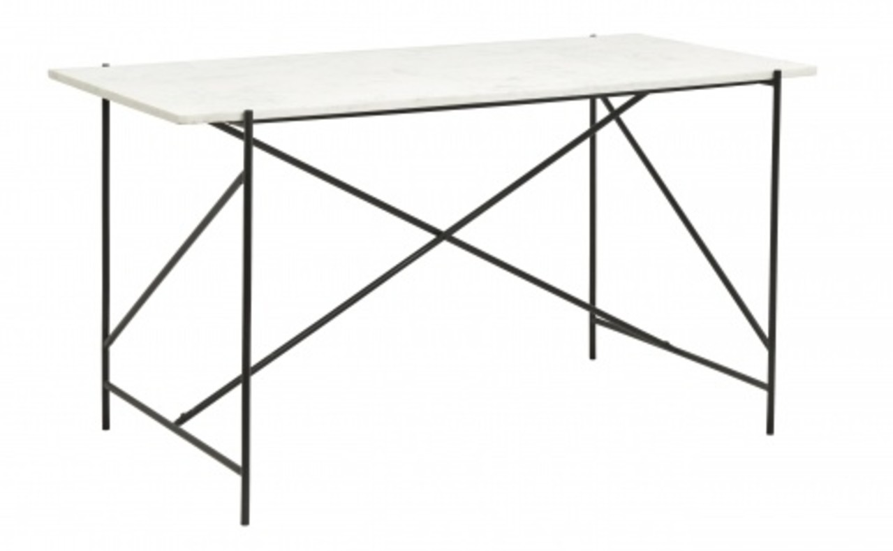 Nordal Dee desk - white marble
