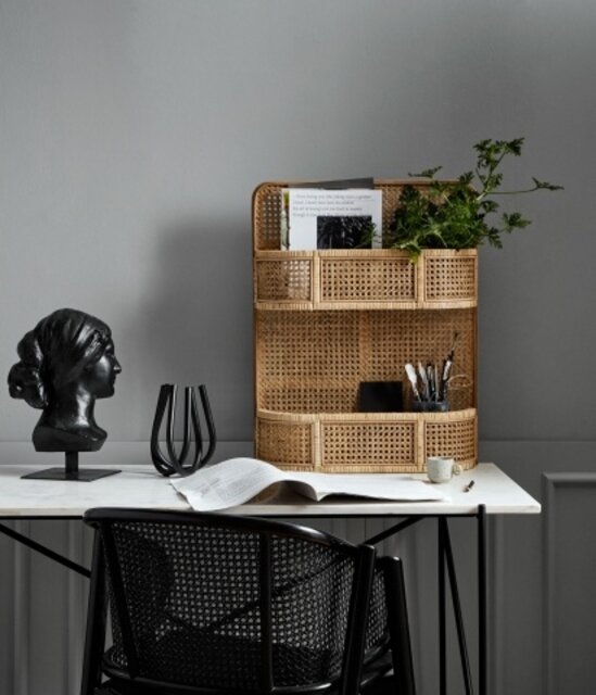 Nordal Dee-skrivebord - hvid marmor