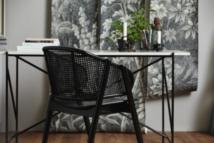 Nordal Dee-skrivebord - hvid marmor
