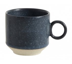 Nordal Tasses à expresso granuleuses bleu foncé - lot de 4 pièces Nordal Tasses à expresso granuleuses bleu foncé - lot de 4 pièces
