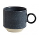 Nordal Grainy espresso mokken donkerblauw -set van 4 stuks Nordal Grainy espresso mokken donkerblauw -set van 4 stuks