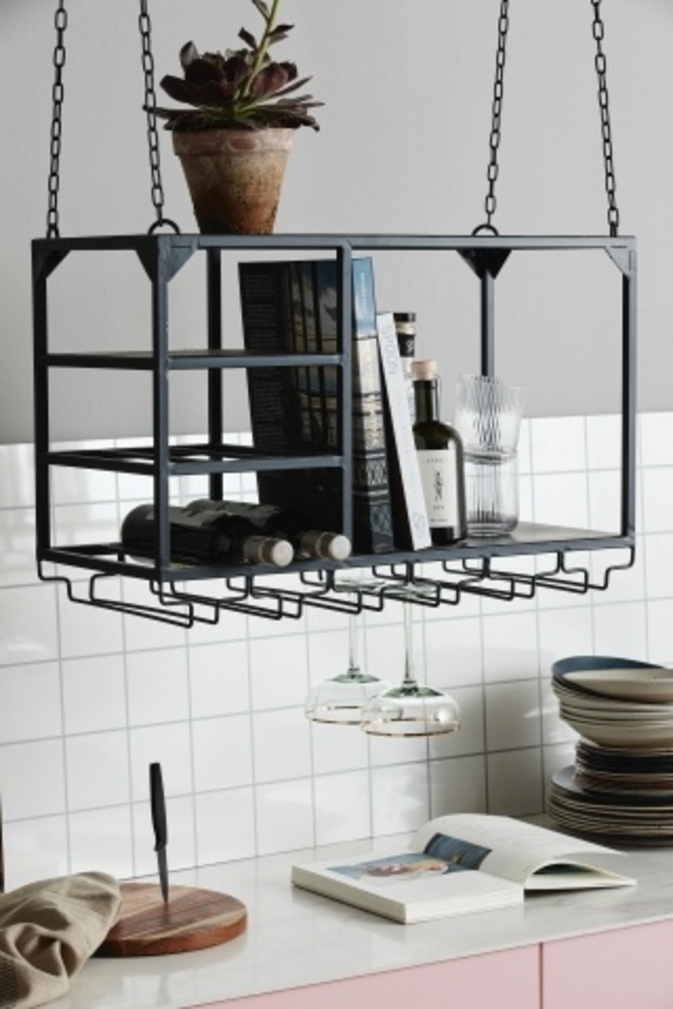 Nordal Loft rack S - black - LIVING AND CO.