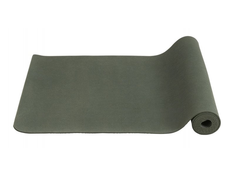 dark green yoga mat