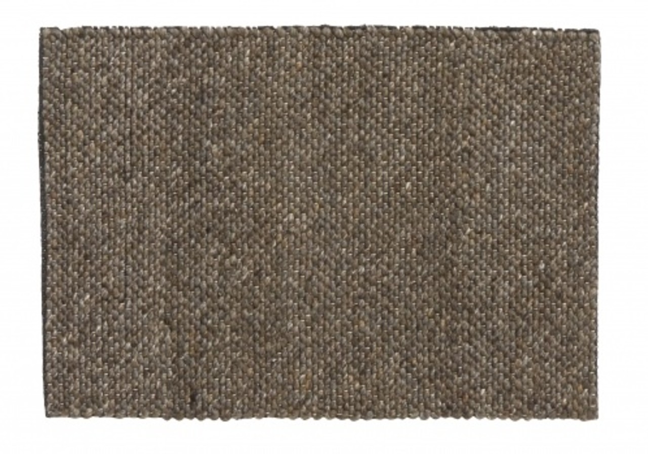Nordal Tapis Fia laine - gris / marron