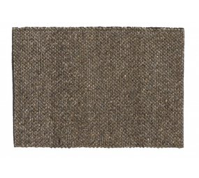 Nordal Tapis Fia laine - gris / marron