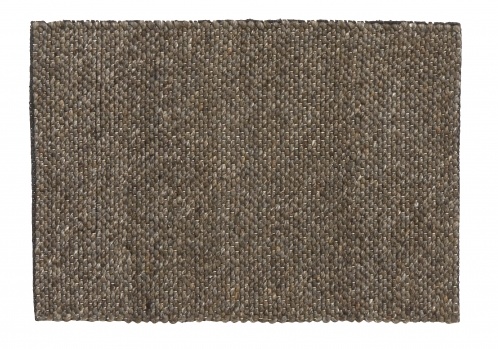 Nordal Fia Teppich Wolle - grau / braun