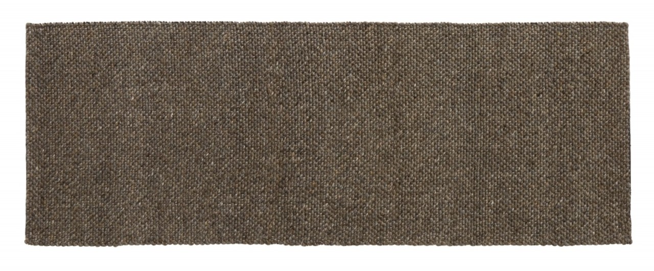 Nordal Fia Teppich Wolle - grau / braun 75x200cm