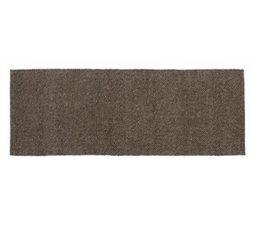 Nordal Fia vloerkleed wol - grijs/bruin 75x200cm Nordal Fia vloerkleed wol - grijs/bruin 75x200cm