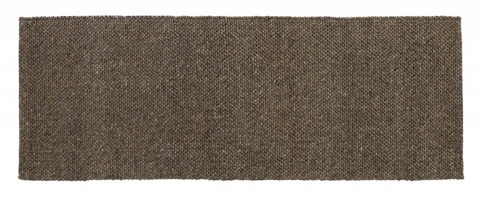 Nordal Fia rug wool - gray / brown 75x200cm