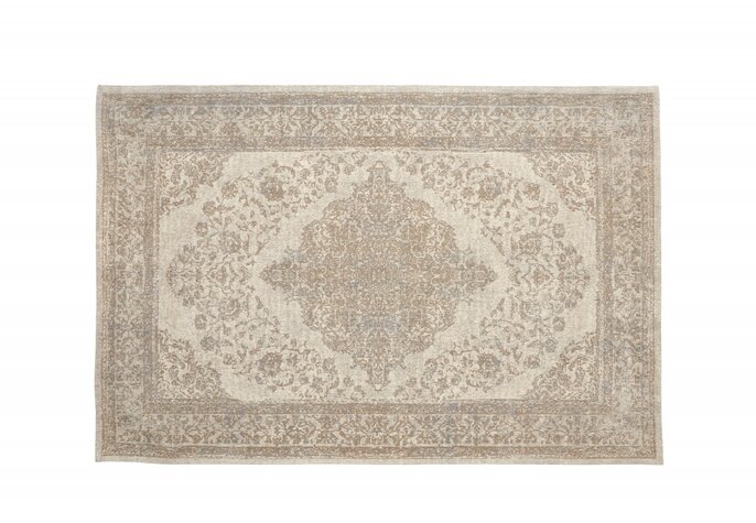Nordal Perlet vevd teppe - sand / beige 160x240cm