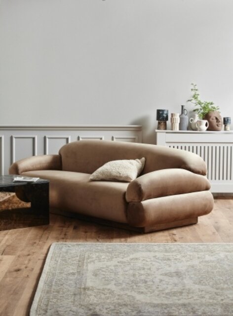Nordal Perlet vevd teppe - sand / beige 160x240cm