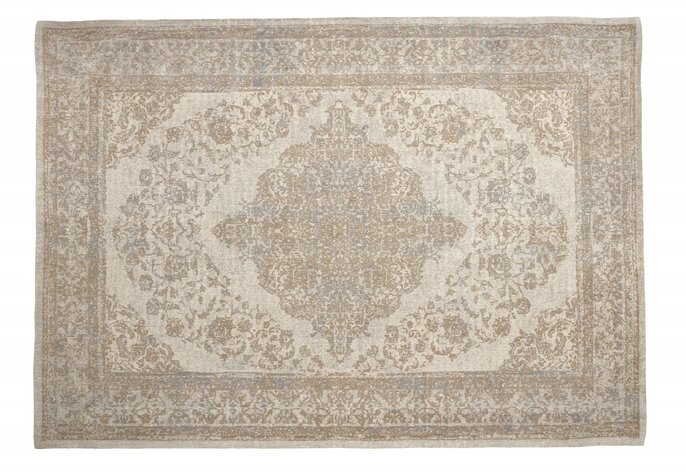 Nordal Tapis tissé perle - sable / beige 200x290cm