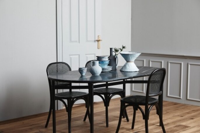 Nordal Soisalo ciotola unica L blu ghiaccio -set di 4 pezzi