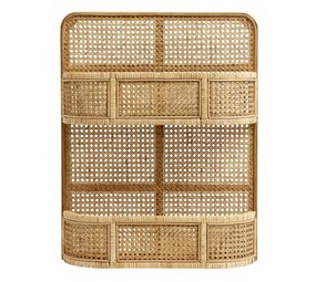 Nordal Lucca rattan rack - natural