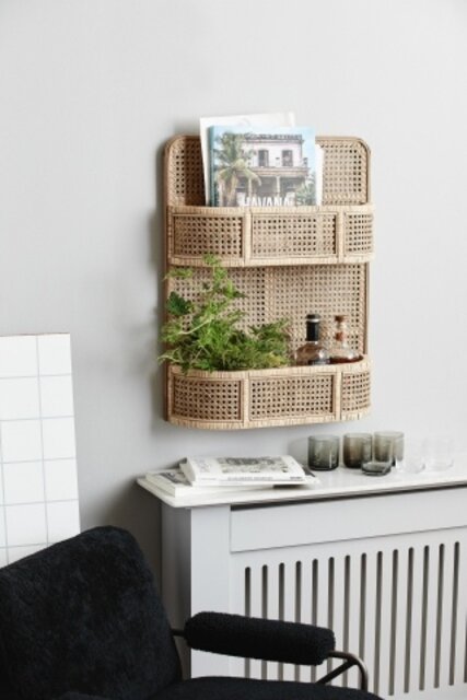 Nordal Lucca Rattan Rack - Naturlig