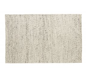 Nordal Alfombra de lana Lara - marfil / gris 160x240cm