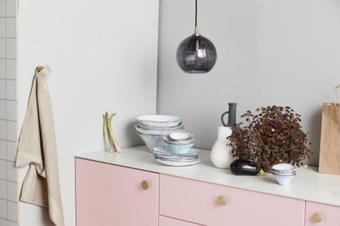 Nordal Nyx suspension verre fumée