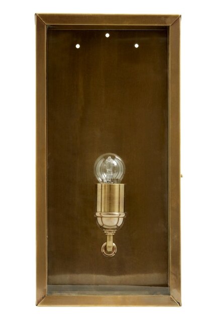 Nordal Eos buiten wandlamp - messing