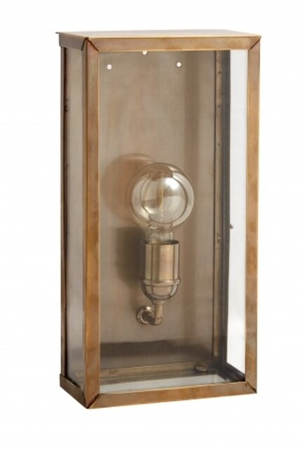 Nordal Eos buiten wandlamp - messing