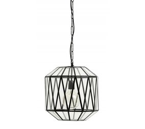 Nordal Ate lámpara colgante cristal triangels - negro Nordal Ate lámpara colgante cristal triangels - negro