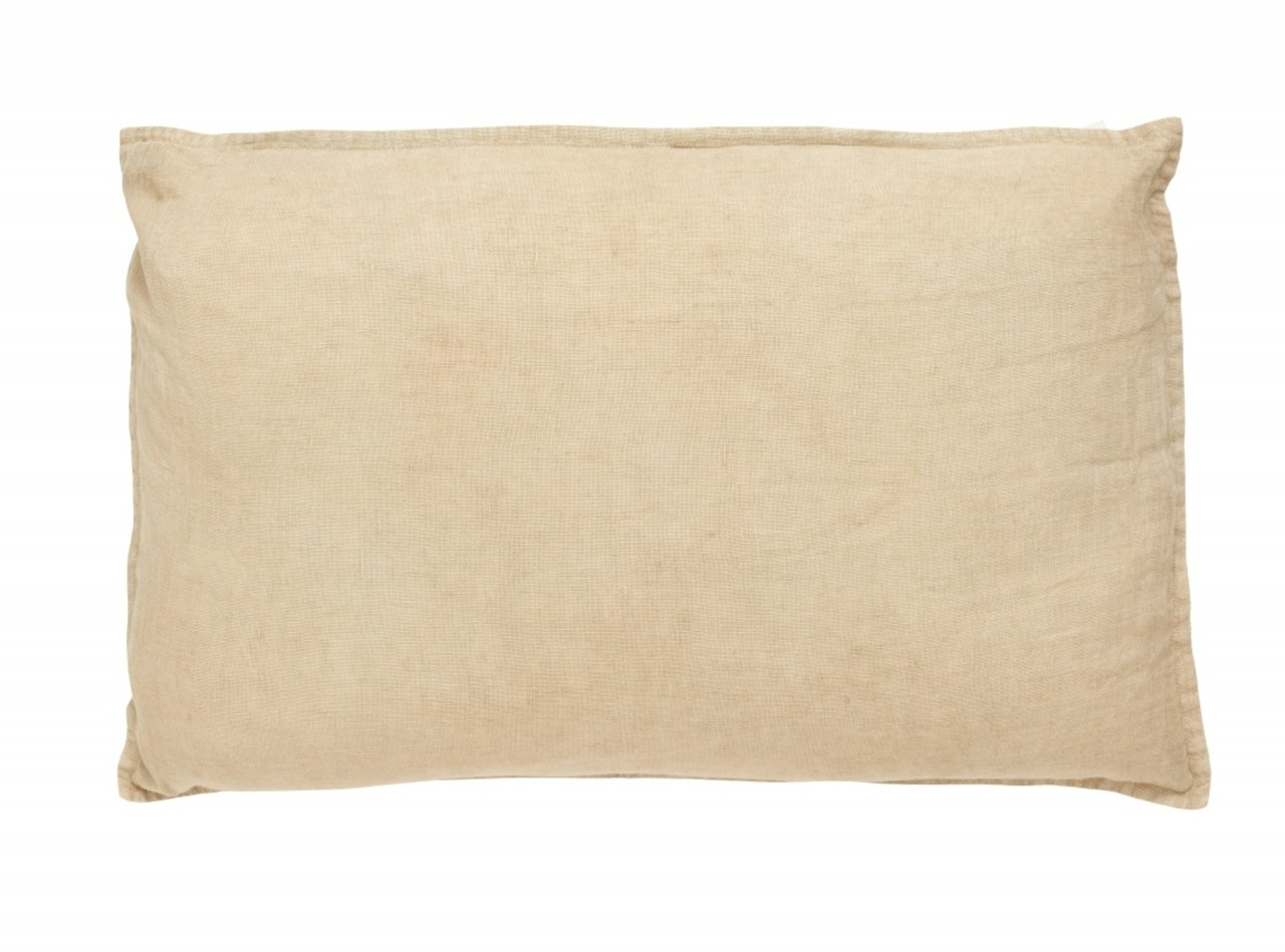Nordal Vela cushion linen incl filling - sand Nordal Vela cushion linen incl filling - sand