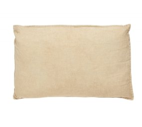 Nordal Vela cuscino in lino con imbottitura - sabbia