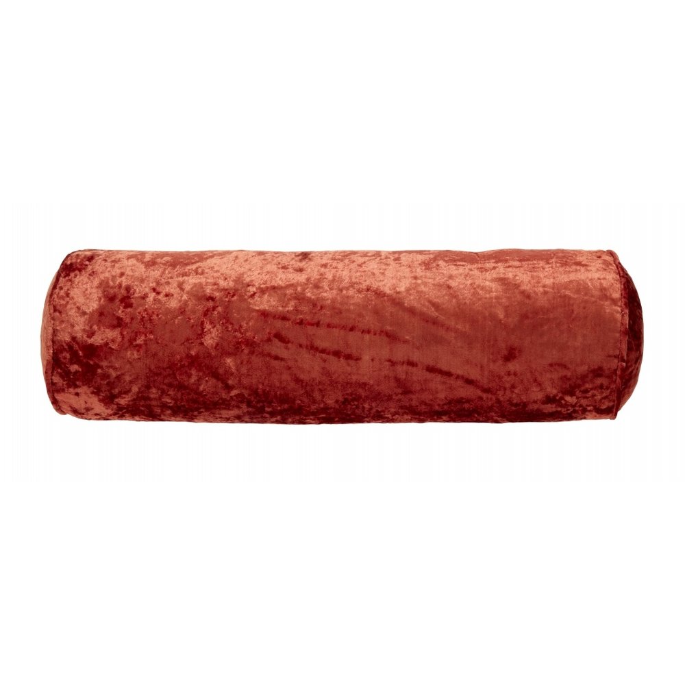 Nordal Virgo bolster cushion incl filling teracotta / red LIVING