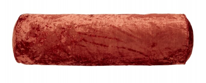 Nordal Virgo bolster kussen incl vulling - teracotta/rood