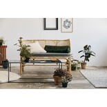 Nordal Virgo bolster kuddfodral - mörkgrön