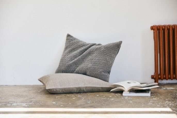 Nordal Mizar cushion linen incl filling - gray