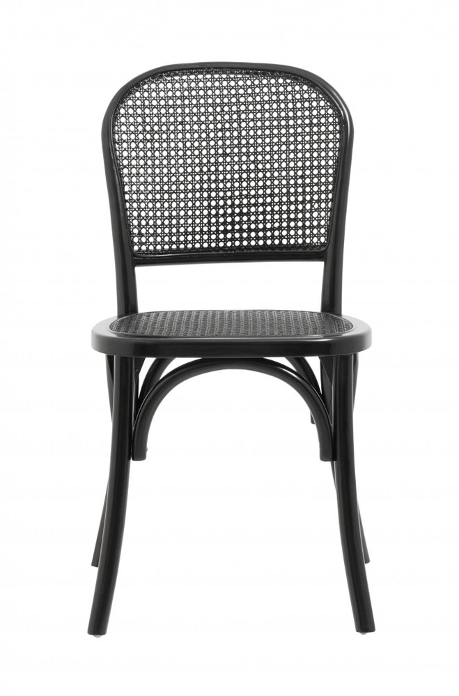 Nordal Chaise Wicky avec osier - noir Nordal Chaise Wicky avec osier - noir
