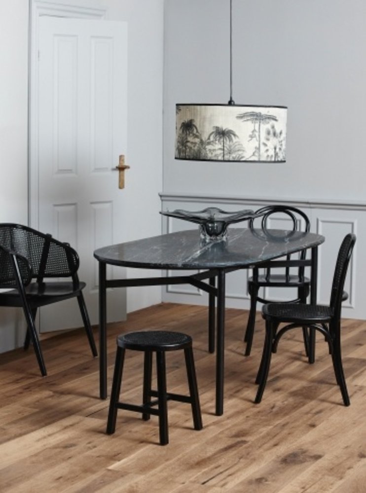 Nordal Chaise Wicky avec osier - noir Nordal Chaise Wicky avec osier - noir