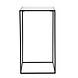 Nordal Cube bijzettafel - wit marmer L Nordal Cube bijzettafel - wit marmer L