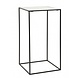 Nordal Cube bijzettafel - wit marmer L Nordal Cube bijzettafel - wit marmer L