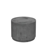 Broste Copenhagen Rillo Podium Ø56XH42CM - grau Broste Copenhagen Rillo Podium Ø56XH42CM - grau
