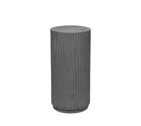 Broste Copenhagen Rillo podium Ø38,5XH78CM - grå Broste Copenhagen Rillo podium Ø38,5XH78CM - grå
