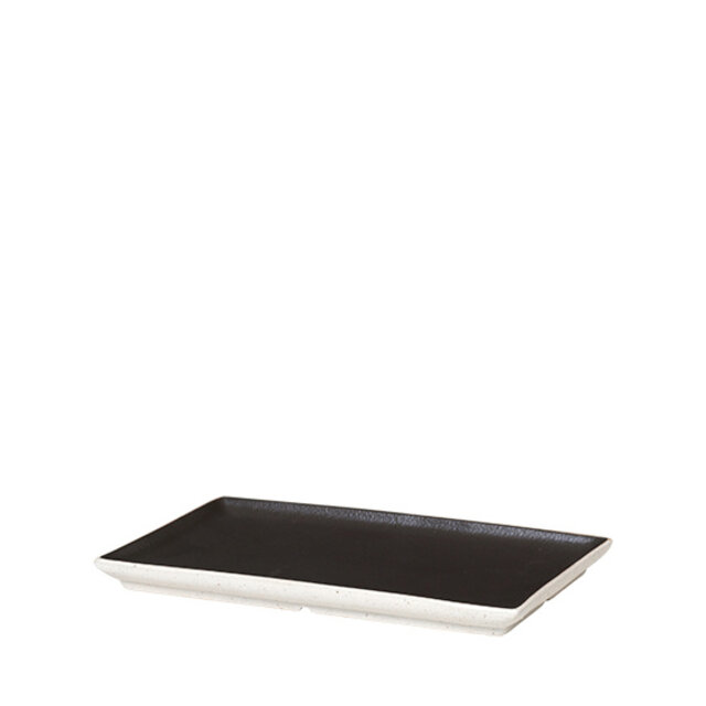 Broste Copenhagen Eli plates black - set of 8 pieces