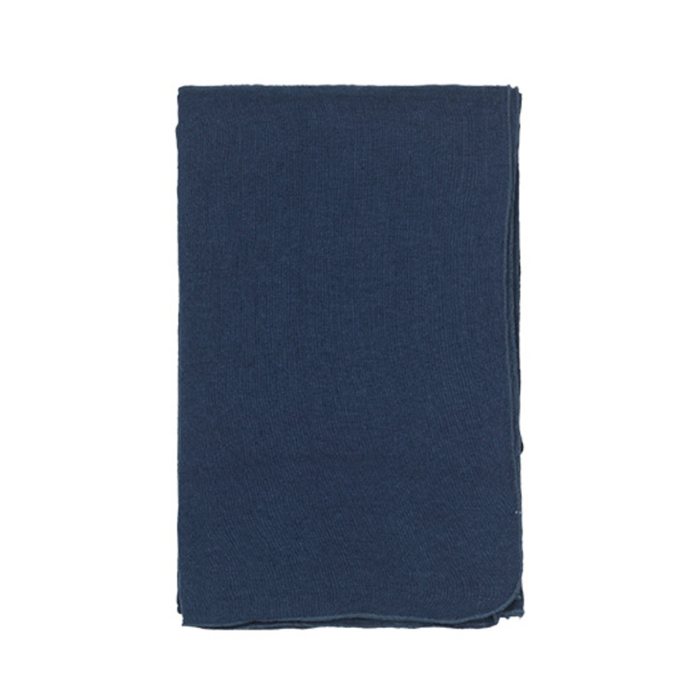Broste Copenhagen Mantel ecológico Gracie 160x200cm - azul