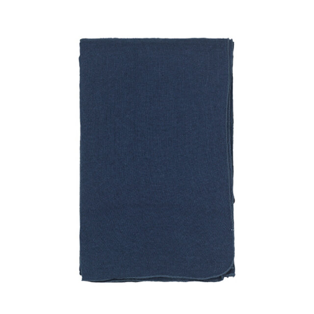 Broste Copenhagen Gracie eco tafelkleed 160x200cm - blauw