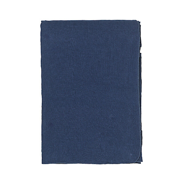 Broste Copenhagen Gracie Öko Tischdecke 160x300cm - blau