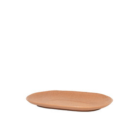 Broste Copenhagen Piatto sagomato cammello - W22,5XL36XH2,8CM