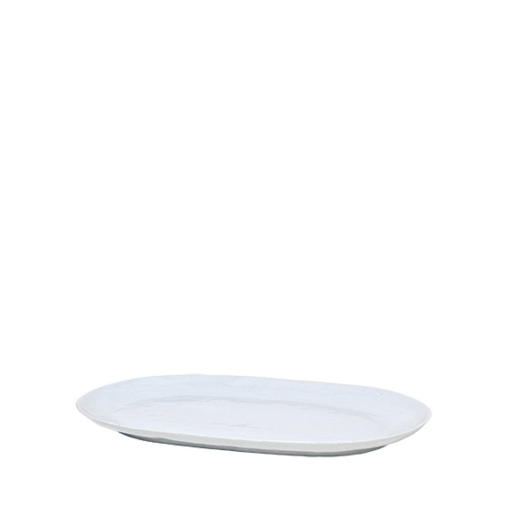 Broste Copenhagen Shape plate light gray - W40XL25XH2,5CM Broste Copenhagen Shape plate light gray - W40XL25XH2,5CM