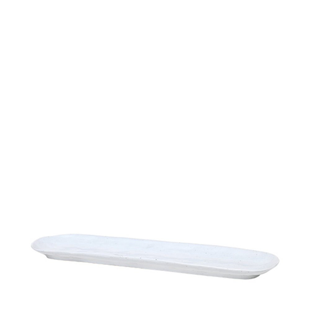 Broste Copenhagen Shape bord lichtgrijs - W40XL11XH2,5CM Broste Copenhagen Shape bord lichtgrijs - W40XL11XH2,5CM
