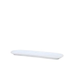 Broste Copenhagen Piatto sagomato grigio chiaro - W40XL11XH2,5CM