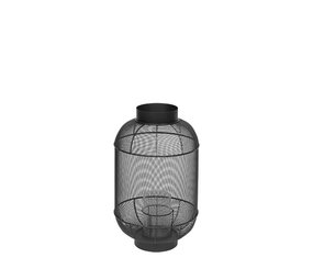 Broste Copenhagen Lanterne taureau métal / verre - Ø31XH50CM Broste Copenhagen Lanterne taureau métal / verre - Ø31XH50CM