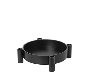 Broste Copenhagen Bougeoir Silke noir Broste Copenhagen Bougeoir Silke noir