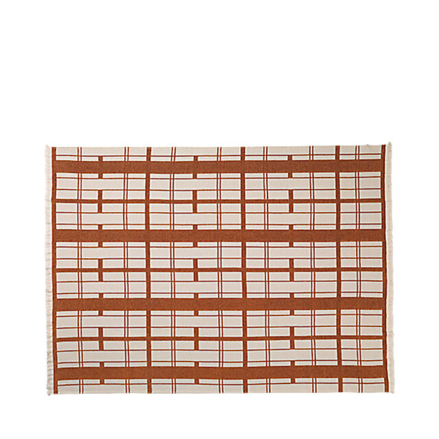 Broste Copenhagen Chequer plaid katoen - W130XL180CM