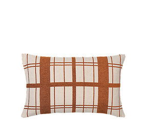 Broste Copenhagen Coussin Checker avec remplissage - W40XL60CM Broste Copenhagen Coussin Checker avec remplissage - W40XL60CM