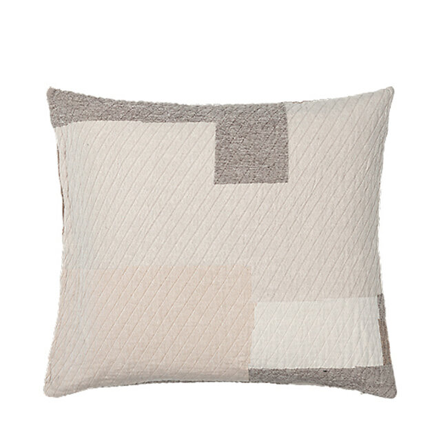 Broste Copenhagen Coussin patch avec remplissage - W60XL60CM