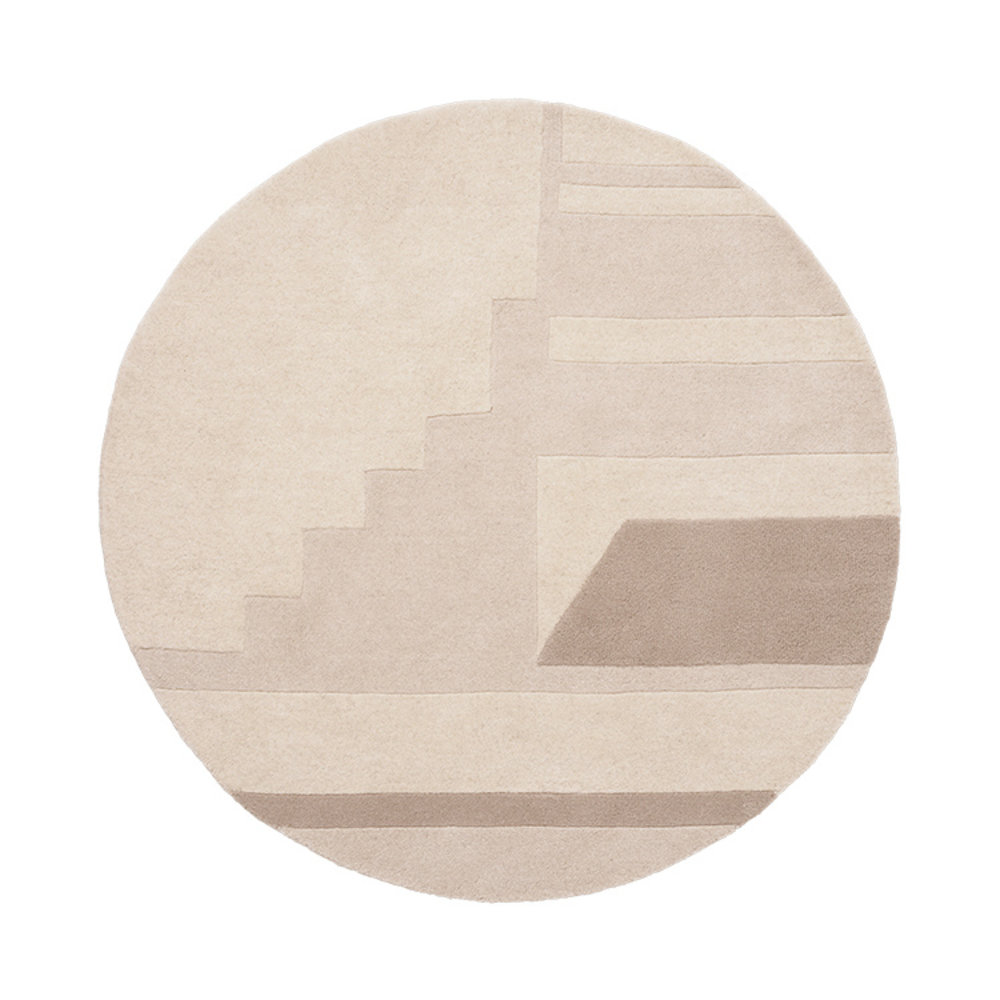 Broste Copenhagen Tapis Line laine - Ø140CM Broste Copenhagen Tapis Line laine - Ø140CM